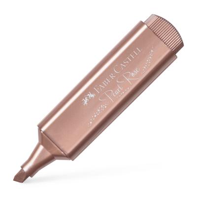 Feutre Surligneur Métallisé Pearl Rose Pointe biseau Faber Castell