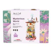 Kit Maison miniature Bloomy House Maquette tube à fabriquer H 18 cm DS002