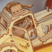Maquette Bois Voiture Ancienne 16cm Puzzle 3D de 167 pièces TG504 Rolife