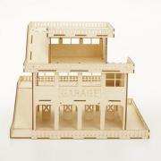 Grand Garage 4 niveaux 32x36x33cm à construire Bois Munda Mundi
