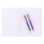 Kit écriture 2 crayons et Cahier 154p Notes et Objectifs Mr Wonderful