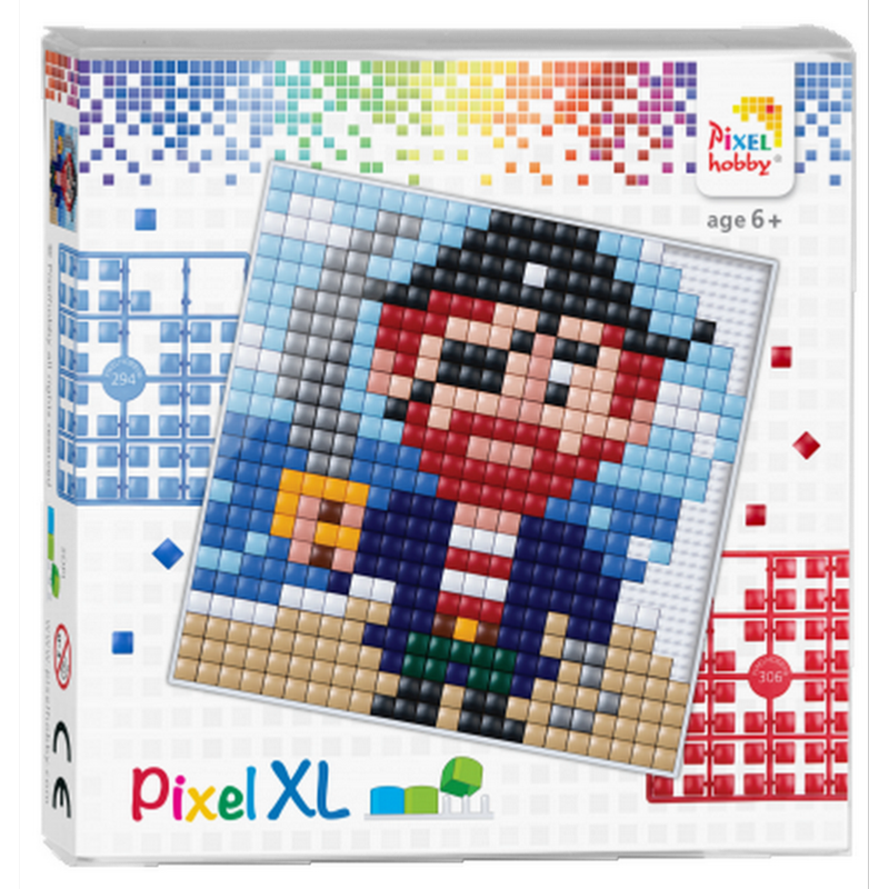 Kit Tableau en Pixels Tête de Chat à créer 10 x 12 cm avec Cadre 2000  pixels Pixel Hobby