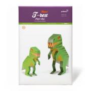 Paper Toys 2 Dinosaures T-Rex 16 et 22 cm Jouets en papier Pukaca