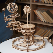 Ugears Maquette Bois Tellurion à Construire Puzzle 3D Mécanique 249 pièces