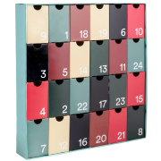 Calendrier de l'Avent Puzzle Village de Noël puzzle 1008 pièces 68x48cm 24 cases 42 pièces Wilson Jeux