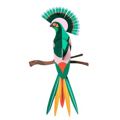 Oiseau de Paradis Vert Gili Décoration murale 3D Studioroof