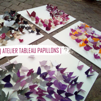 [Photo] Atelier créatif Tableau papillon au magasin L'Atelier Chez Soi à Montauban 