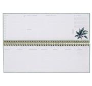 Calendrier du bureau Semainier Let's Start Now Weekly planner Bleu ArteBene