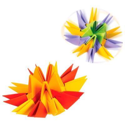 Kit pliage Origami 3D Toupies 110 pièces larges Créagami Kids