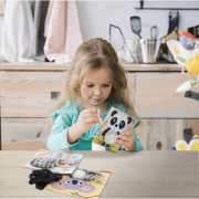 Coffret Laine à Lacer 5 Tableaux Animaux des Tropiques 3 ans Crealign