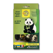 Puzzle en Bois Panda assis et Bambou 35 pièces 22x14 cm Creatif Wood