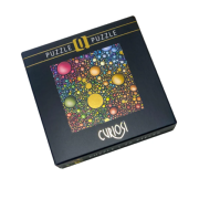 Mini-Puzzle Q11-2 Casse-tête Gold Galaxie 72 pièces 12.5x12.5 cm Curiosi