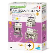 Kit scientifique Mini-Robot Solaire 3en1 à fabriquer 4M Green Science