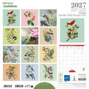 Calendrier mural 2027 Audubon 12 illustrations 16 mois 30X30 cm Ed Desastre