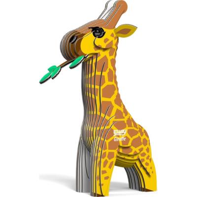 Mini-maquette Eugy Girafe 11.7 cm à construire en Carton 3D