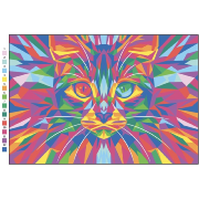 Kit Coloriage Mystère Exotic Mandala 12 Marqueurs Acrylique Graph'It Go et 8 Cartes