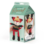 Kit Mon Ami Gurumi Renard 35cm Peluche à créer au Crochet Graine créative