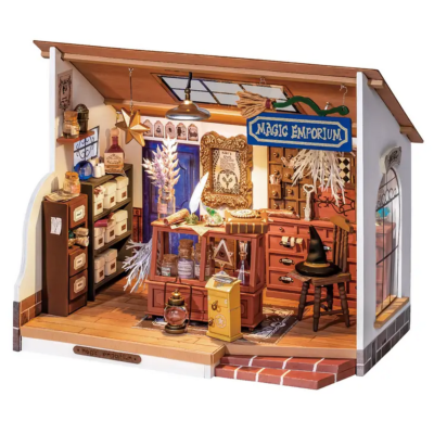 Kit Maquette Bois Miniature Kiki's Magic Emporium 13x17x21 cm DG155 Rolife