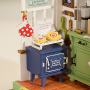 Mini-Kit Maquette Bois Maison miniature Cuisson du Pain Diy Bread 7x7x9 cm DS029 Rolife