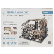 Maquette en bois circuit à billes 32 cm LGA01 294 pièces Marble Night City Rokr