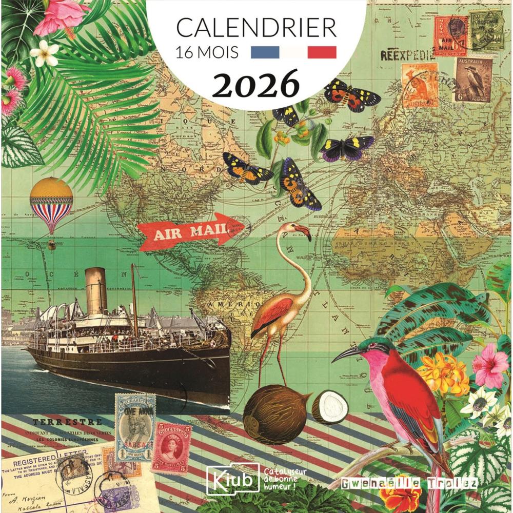 Calendrier Mural 2026 - Paysages Paradisiaques | 30x60 Cm | Vue Mois + 4 Mois 2025 Inclus | Espagnol