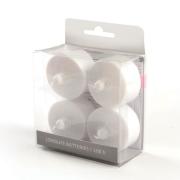 Bougies LED Lot de 4 Bougies scintillantes Longue durée