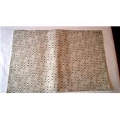Papier népalais Lokta Foulard noué Naturel Feuille 50x75 cm