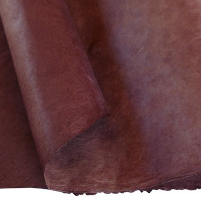 Papier népalais uni couleur Chocolat Feuille 50x75 cm Lokta Fait-main