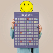 Poster à gratter 100 Choses à Faire dans sa Vie 50x70 cm Opari