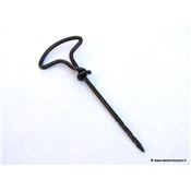 Vrille forgée 3 mm