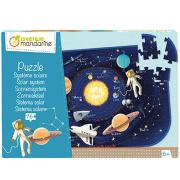 Puzzle Système Solaire 76 pièces 56x40 cm Avenue Mandarine