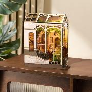 Kit Maquette Book Nook à fabriquer Café des fêtes TGB15 Serre-livres Holiday Café 3D miniature Rolife