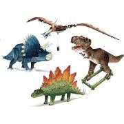 Coffret Mega Atlas Dinosaures 1 Livre 4 Maquettes Dino 3D et 40 Cartes Sassi Junior