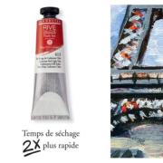 Coffret Luxe Peinture à l'huile Fine Rive gauche 12 tubes 10ml  Pinceau et Additifs Sennelier