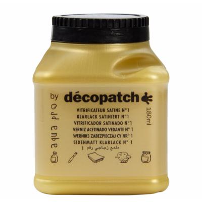 Vitrificateur Aquapro Satin 180ml Décopatch