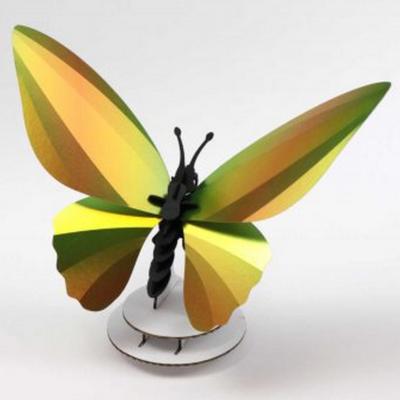 Kit de fabrication 1 Papillon Vert Clair 16 cm Birdwing Butterfly Assembli