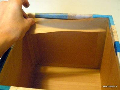 Tuto DIY Fiche pour fabriquer boite en carton - décoration papier intérieur