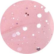Trousse plate Papillon Rose 21 x 12 cm Velours et Tulle