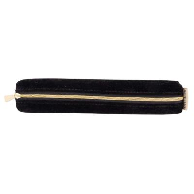 Petite Trousse velours Noir 19 x 3,5cm Majoie ArteBene
