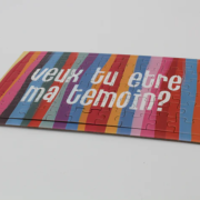 Boîte Puzzle à Message Etre ma Témoin Puzzle 54 pièces Bwat