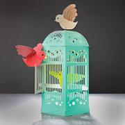 Kit Cage et 3 Oiseaux à fabriquer et à suspendre