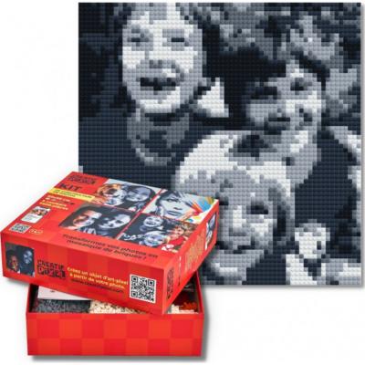 Kit Tableau de Pixels Personnalisé Photo Construction Set S 51x51 cm Creatif Pixel