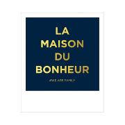 Carte postale Polaroid La maison du bonheur10x12 cm Kiub
