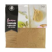 Trophée mural Tête de Licorne en Carton à construire 25 x 40 x 28 cm