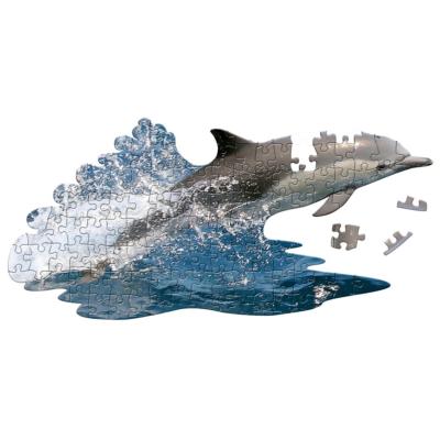 Puzzle en Forme Dauphin 100 pièces 101x48 cm I AM Junior Madd Capp