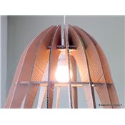 Patron luminaire en carton - Abat-jour Suspension Design Lumi1