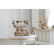 Maquette en bois Téléphone Ancien 232 pièces 21× 22×28cm Telephone Retro Ewa