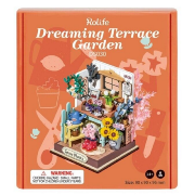 Mini-Kit Maquette Bois Maison miniature Jardinage Grow Plants 7x7x9 cm DS030 Rolife