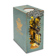 Kit Maquette Serre-livres Ruelle 3D miniature à fabriquer Magic House 18x10x25 cm Bookshelf insert