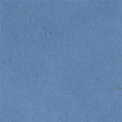 Papier népalais uni couleur Bleu Jeans Feuille 50x75 cm  Lokta Fait-main
